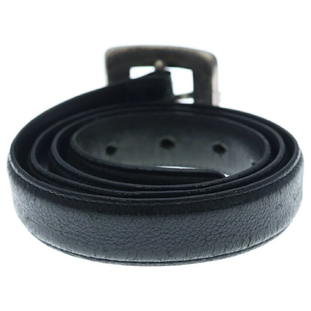 CHROME HEARTS(クロムハーツ) BLT OTJ 1.5 レザーベルト ブラック/シルバー