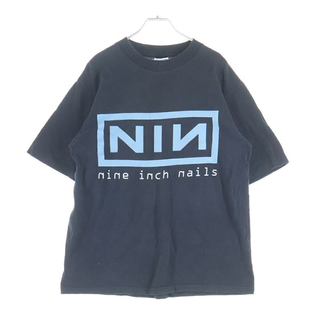 VINTAGE(ヴィンテージ) 90S VINTAGE NINE INCH NAILS NOTHING 96 97 ヴィンテージ ナインインチネイルズ ナッシング 両面プリント 半袖Tシャツ ブラック