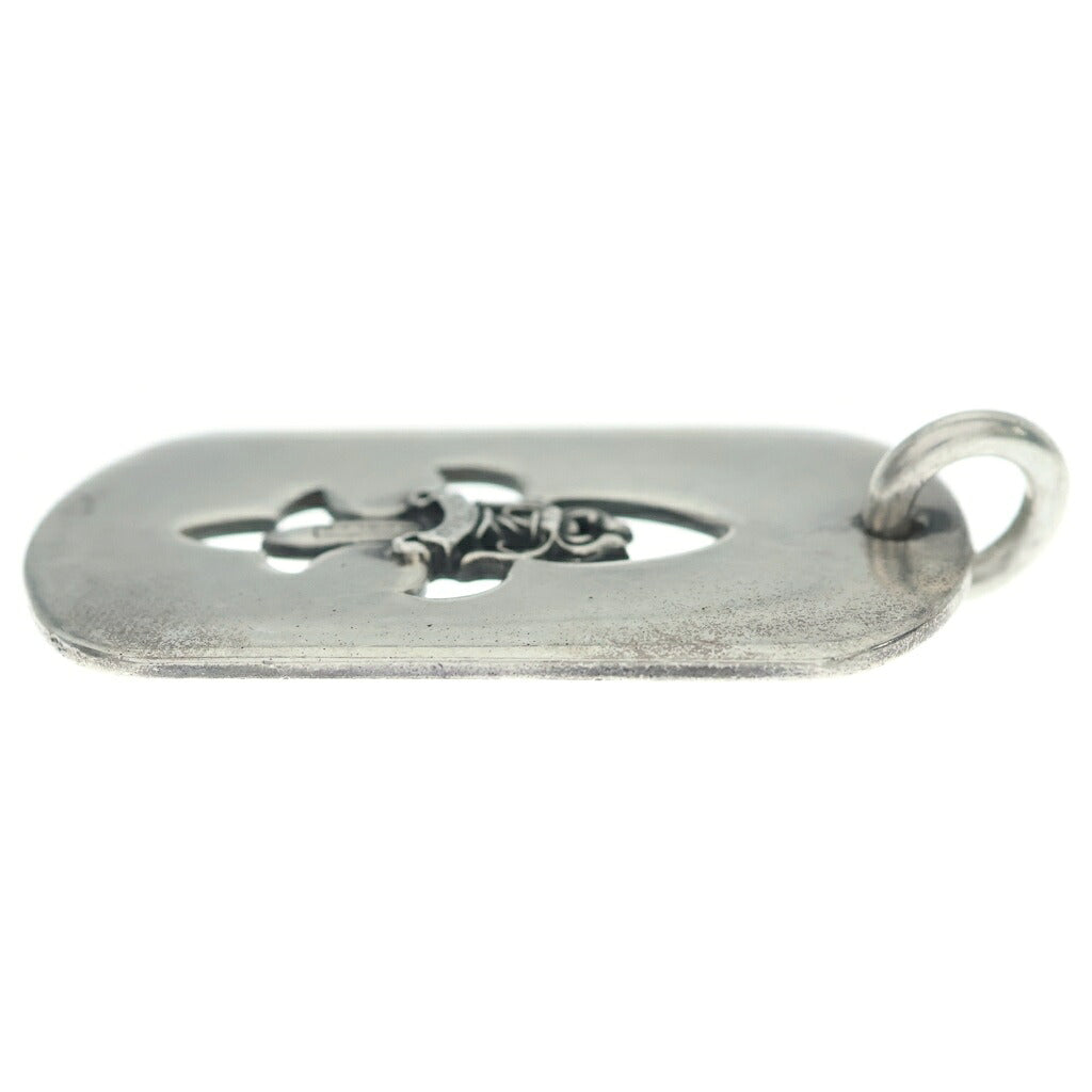 CHROME HEARTS(クロムハーツ) D TAG LRG FLE DAG フレアダガードッグタグ ラージドッグタグネックレストップ シルバー