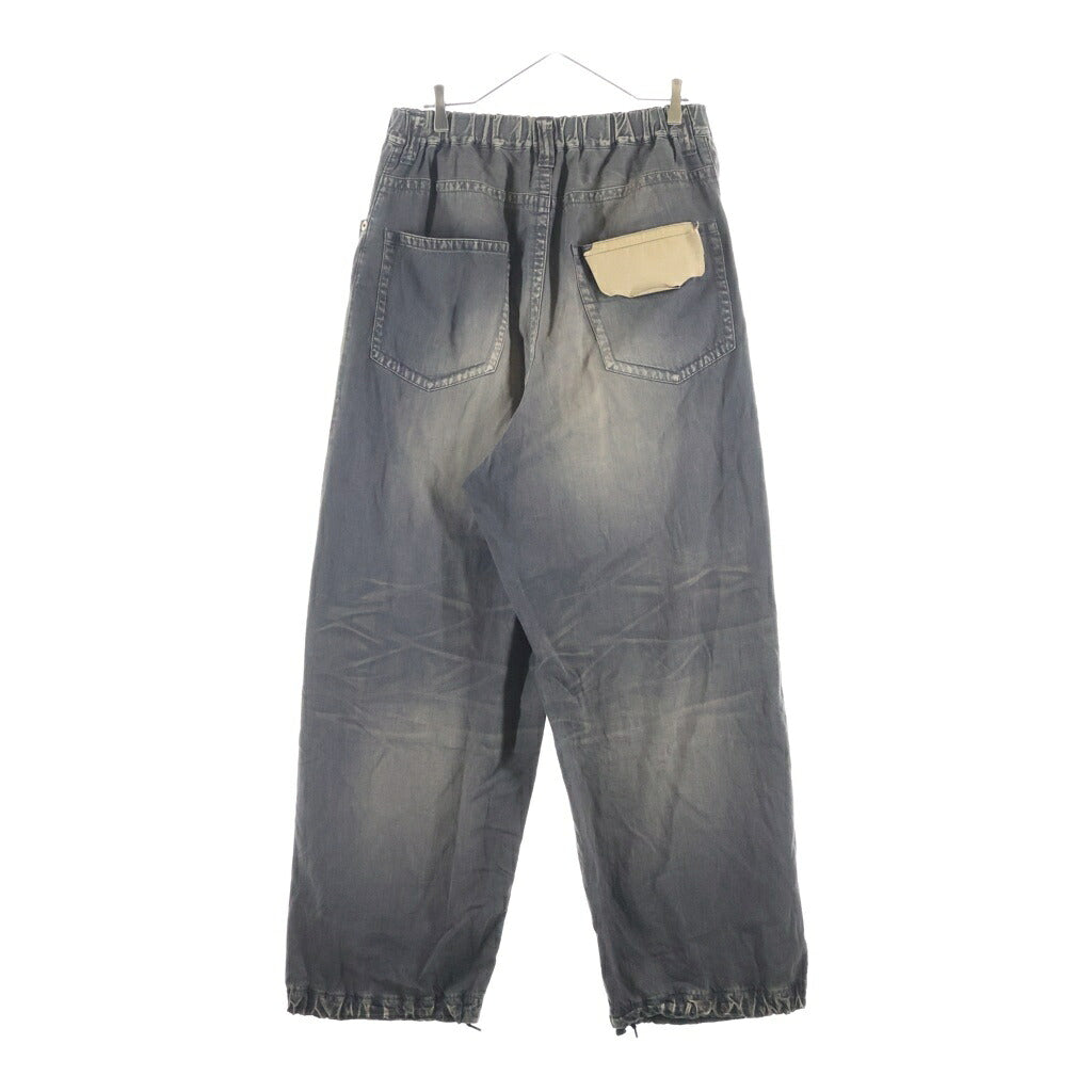 MAISON MIHARAYASUHIRO(メゾンミハラヤスヒロ) 26SS LIGHT WIDE JEANS ライト ワイド ジーンズ ブラック J16PT123-0