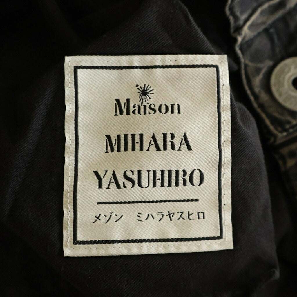 MAISON MIHARAYASUHIRO(メゾンミハラヤスヒロ) 26SS LIGHT WIDE JEANS ライト ワイド ジーンズ ブラック J16PT123-0