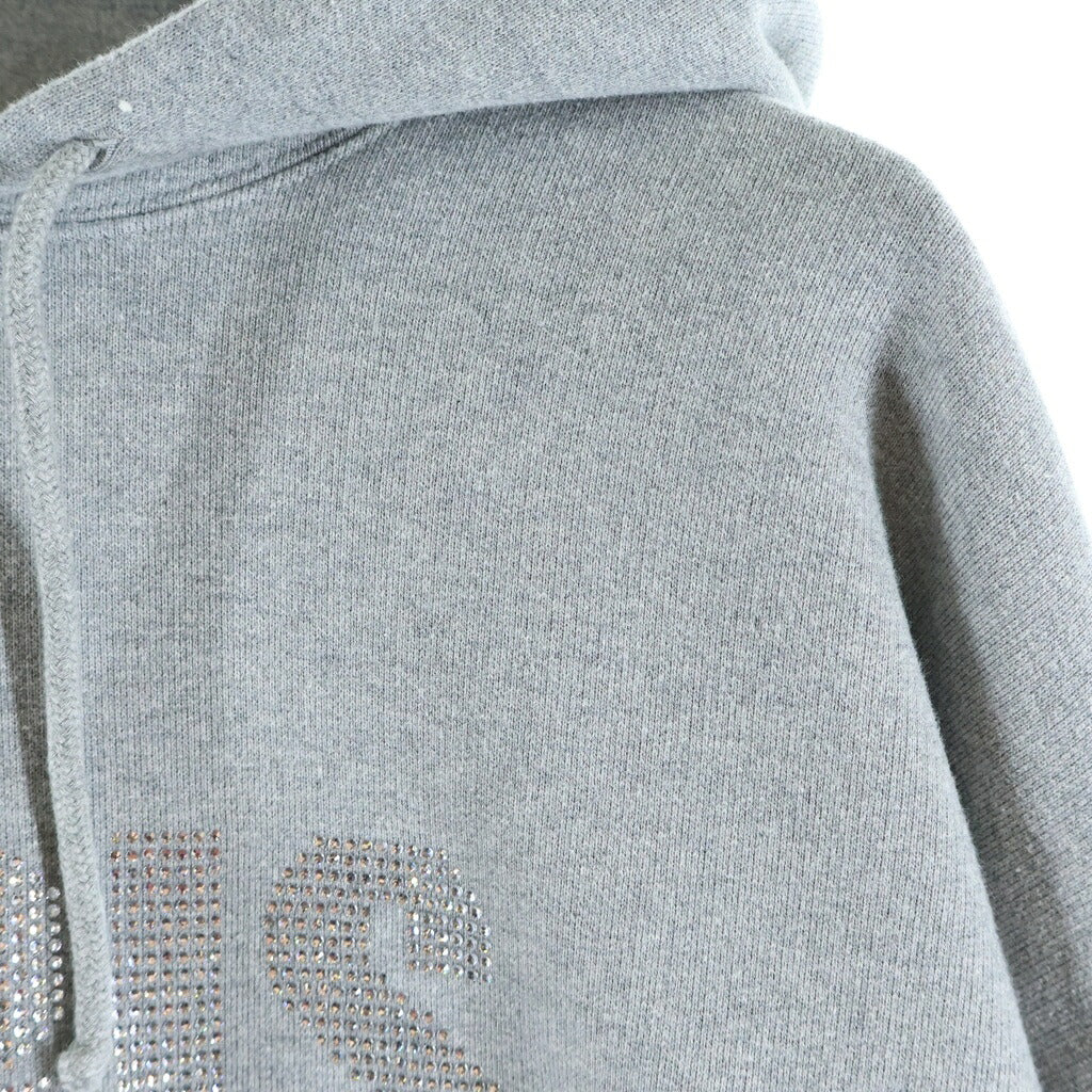 VETEMENTS(ヴェトモン) CRYSTAL PARIS HOODIE クリスタル パリス フーディー グレー UA65HD590G-GRY