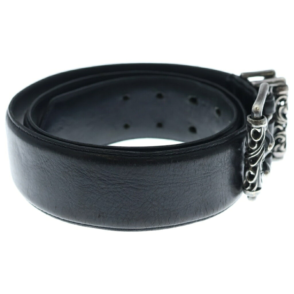CHROME HEARTS(クロムハーツ) BLT ROLLER2 ダブルピンスクロール レザーベルト