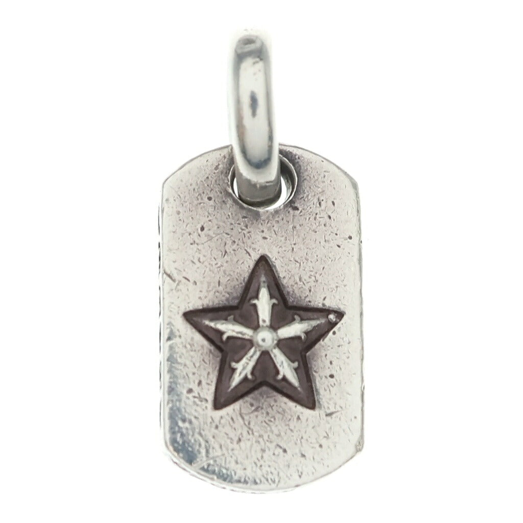 CHROME HEARTS(クロムハーツ) D T TNY STAR タイニードッグタグスター チャーム ネックレストップ シルバー BCA255