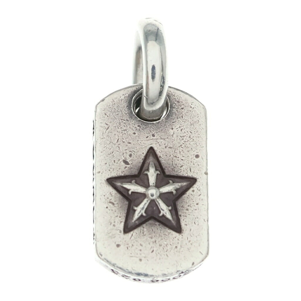 CHROME HEARTS(クロムハーツ) D T TNY STAR タイニードッグタグスター チャーム ネックレストップ シルバー BCA255