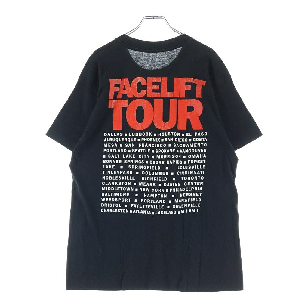 VINTAGE(ヴィンテージ) 90S ALICE IN CHAINS FACELIFT TOUR 1990 TEE アリスインチェイン 両面プリント 半袖カットソーTシャツ ブラック