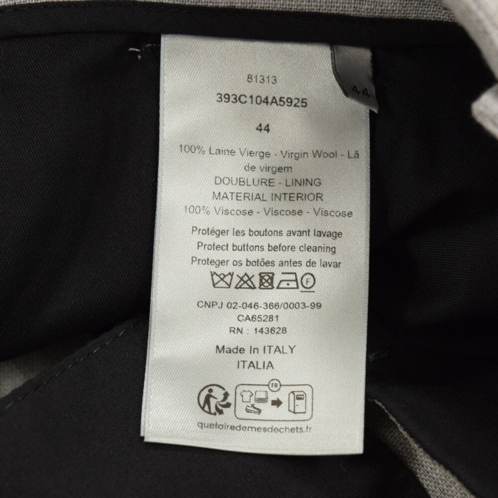 DIOR(ディオール) 23AW Tapered Pants ウールスラックスパンツテーパード 393C104A5925