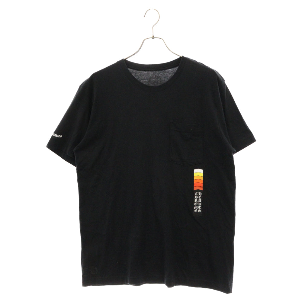 CHROME HEARTS(クロムハーツ) ネオンバーロゴ半袖Tシャツ カットソー ブラック