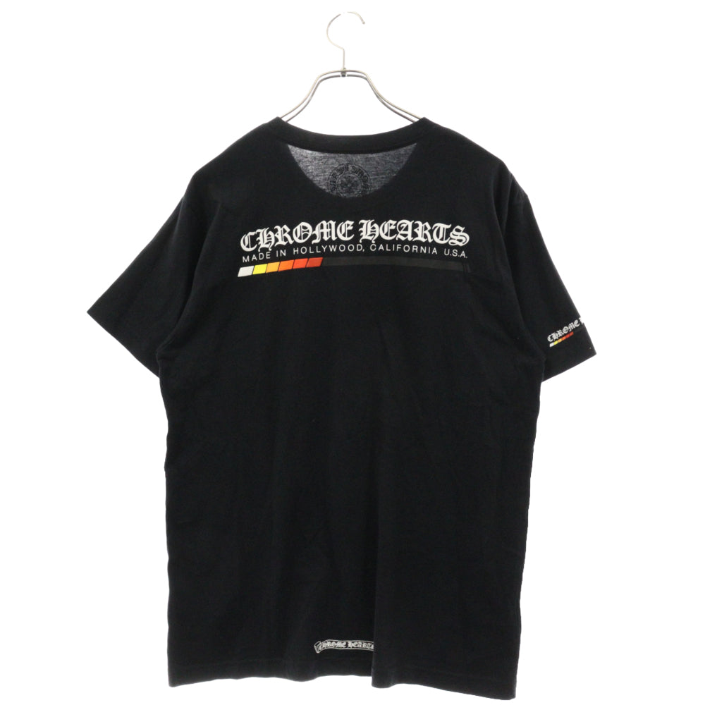 CHROME HEARTS(クロムハーツ) ネオンバーロゴ半袖Tシャツ カットソー ブラック