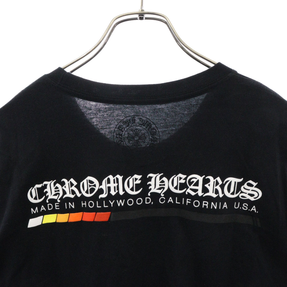 CHROME HEARTS(クロムハーツ) ネオンバーロゴ半袖Tシャツ カットソー ブラック