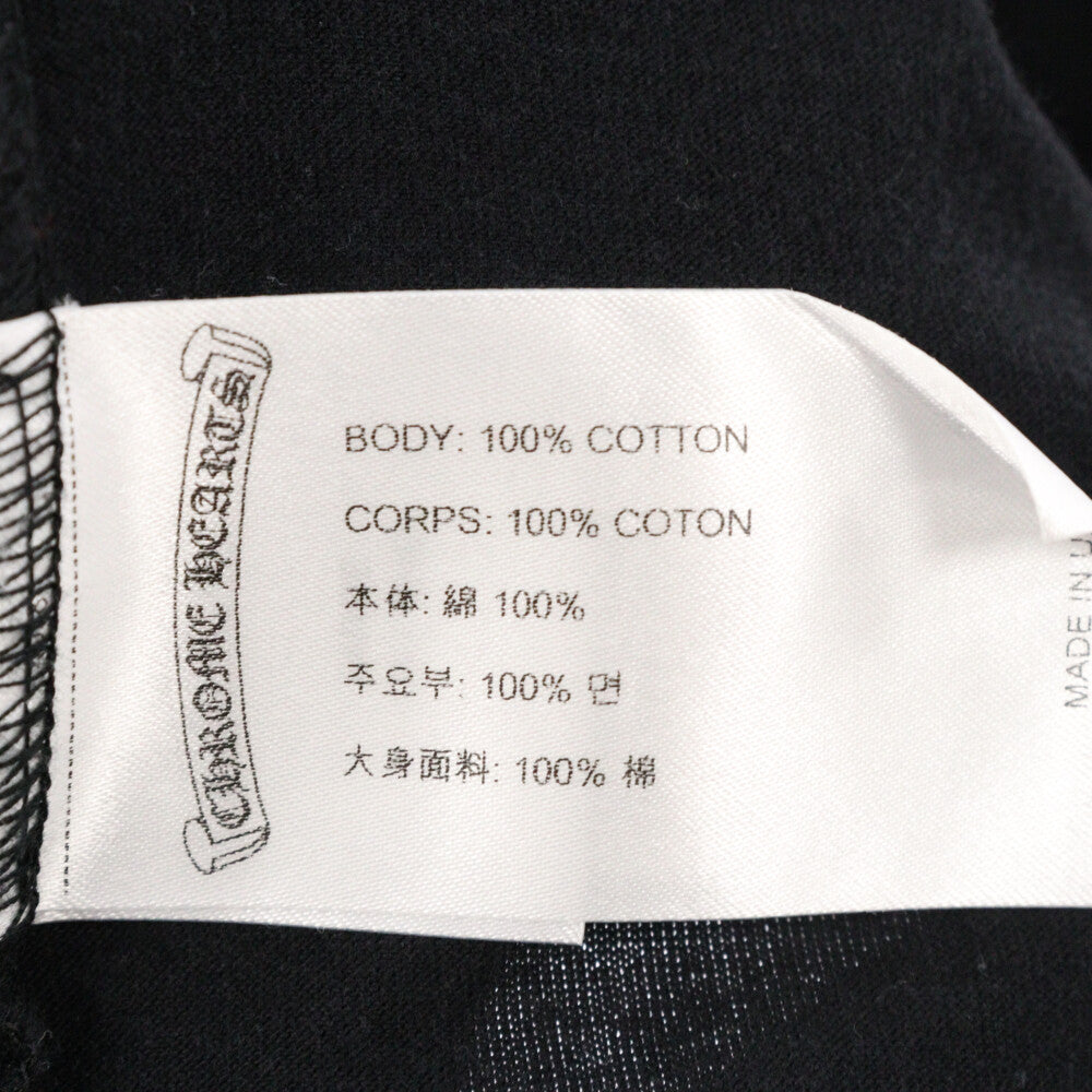 CHROME HEARTS(クロムハーツ) ネオンバーロゴ半袖Tシャツ カットソー ブラック