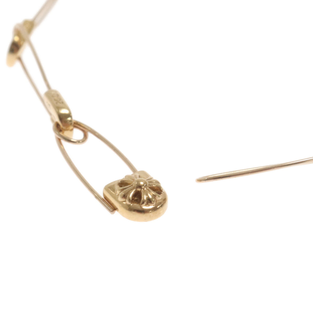 CHROME HEARTS(クロムハーツ) 22K SAFETY PIN NECKLACE セーフティピン ゴールドネックレス 16inch