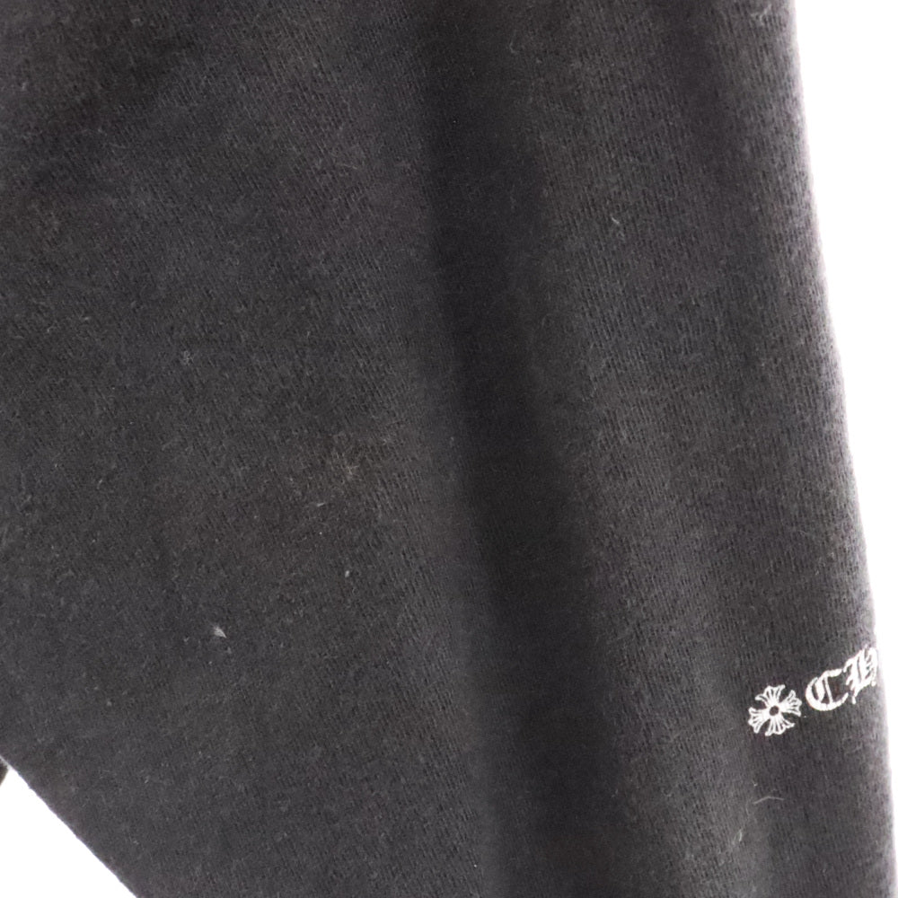 CHROME HEARTS(クロムハーツ) Dagger Logo Print Long Sleeve Tee ダガーロゴプリントロングスリーブ長袖Tシャツ ブラック