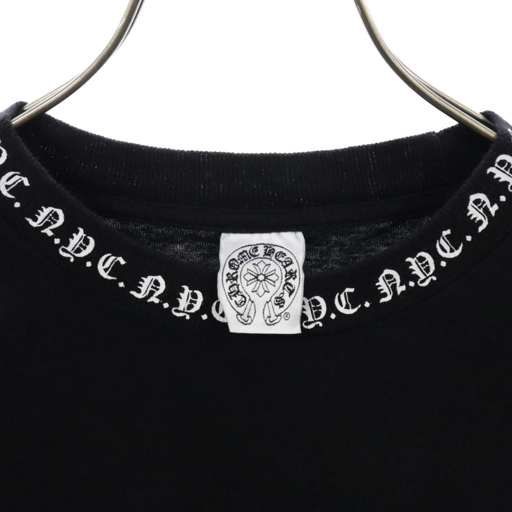 CHROME HEARTS(クロムハーツ) OLD TOKYO Neck Logo Tee オールドモデル東京限定 ネック ロゴ 半袖Tシャツ ブラック