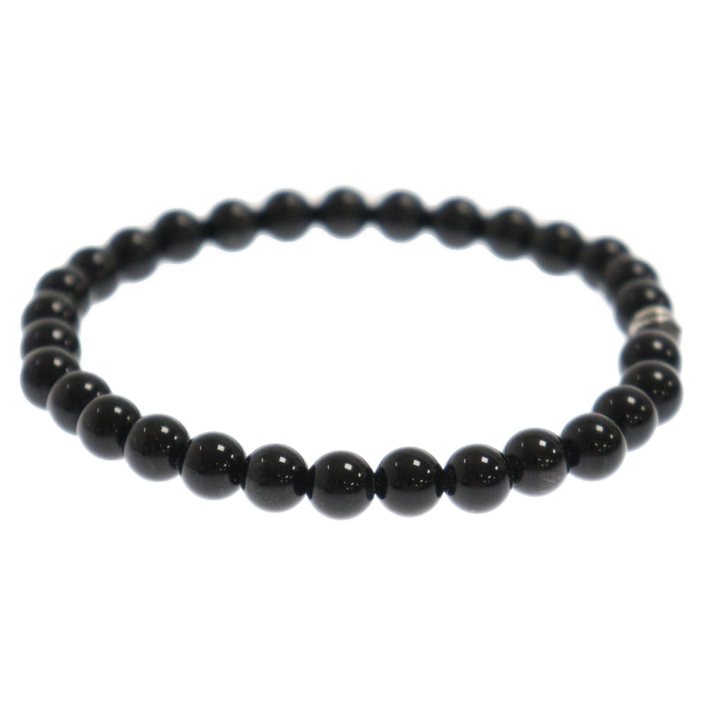 CHROME HEARTS(クロムハーツ) 6mm BEAD ビーズ ブレスレット シルバー/ブラック