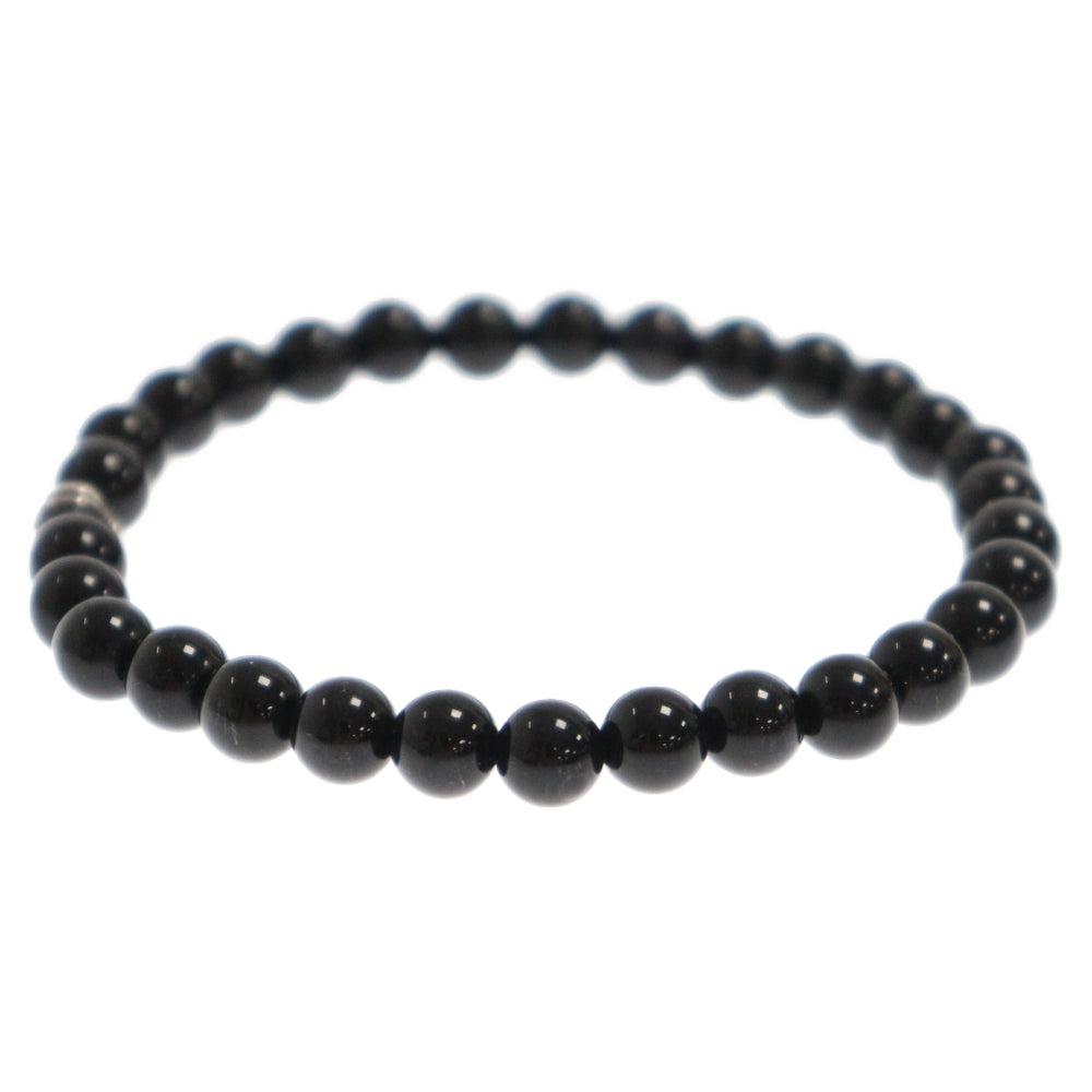 CHROME HEARTS(クロムハーツ) 6mm BEAD ビーズ ブレスレット シルバー/ブラック
