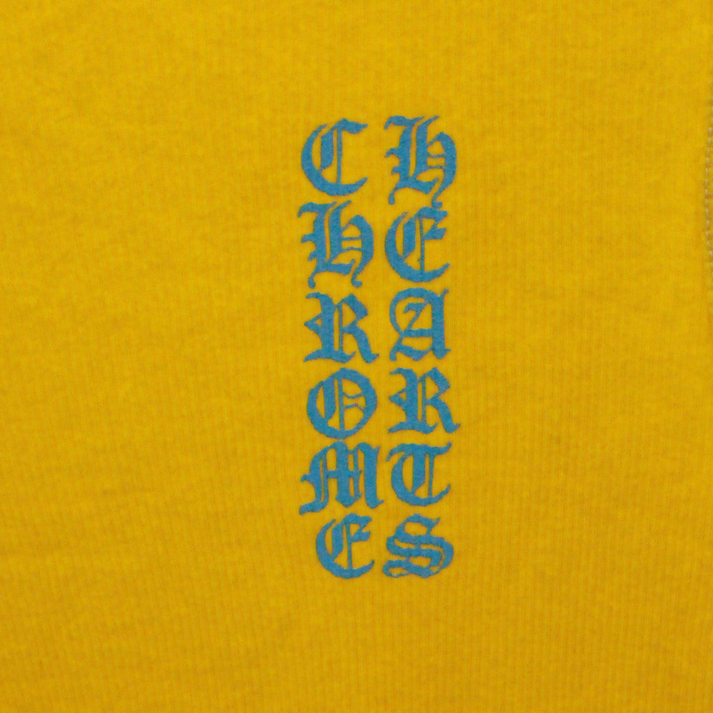 CHROME HEARTS(クロムハーツ) Side Logo Tank Top クロムハーツ サイドロゴタンクトップ ヴァーティカルロゴ プリント イエロー