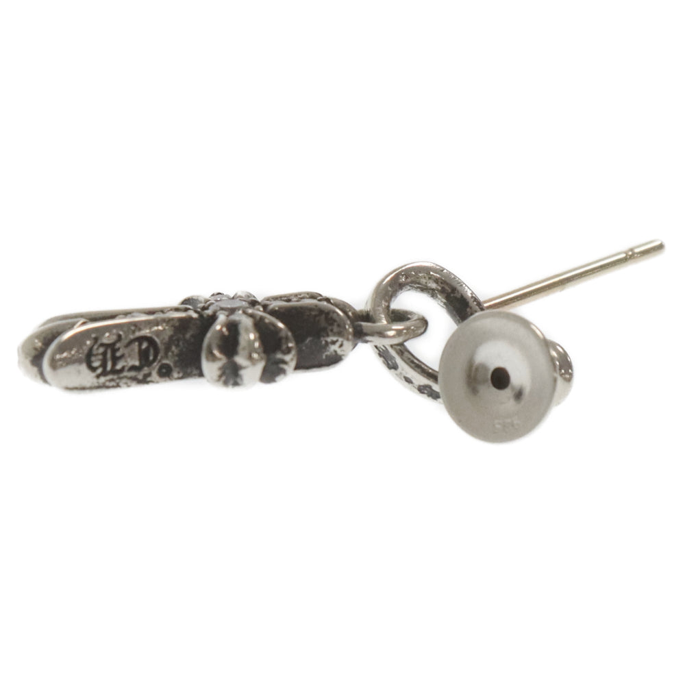 CHROME HEARTS(クロムハーツ) BBY F PPRCHN P D ベイビーファット PAVEダイヤ シルバーピアス