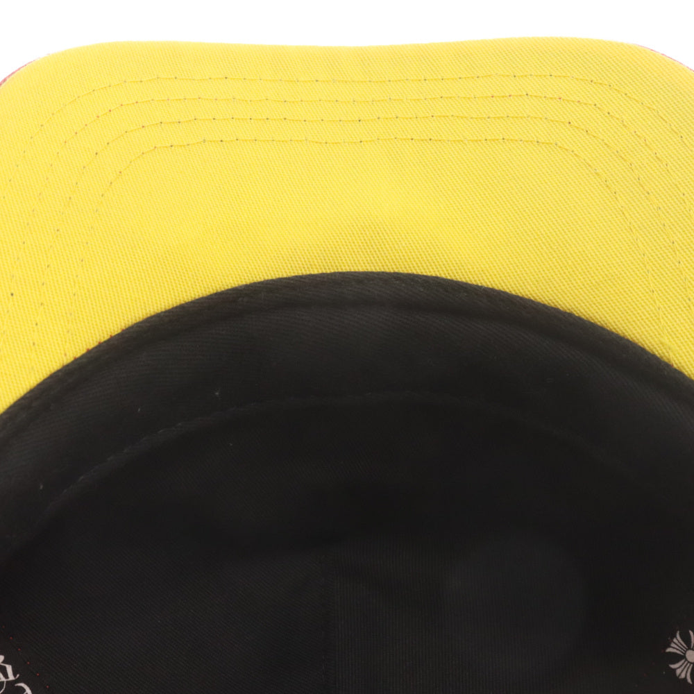 CHROME HEARTS(クロムハーツ) CH HAT クロスボール ベースボールキャップ 帽子 レッド/イエロー