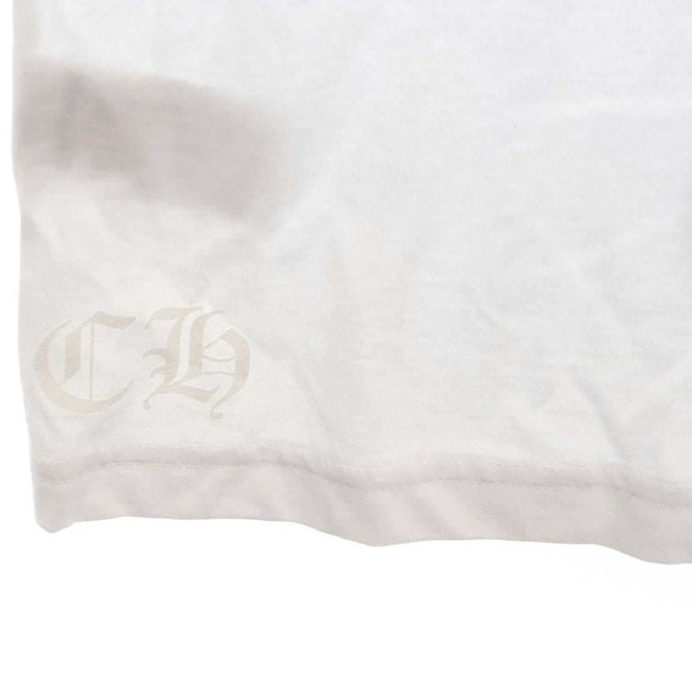 CHROME HEARTS(クロムハーツ) St. Barth Exclusive Horse Shoe T-shirt セントバーツ限定 バックロゴプリント 半袖Tシャツ ホワイト