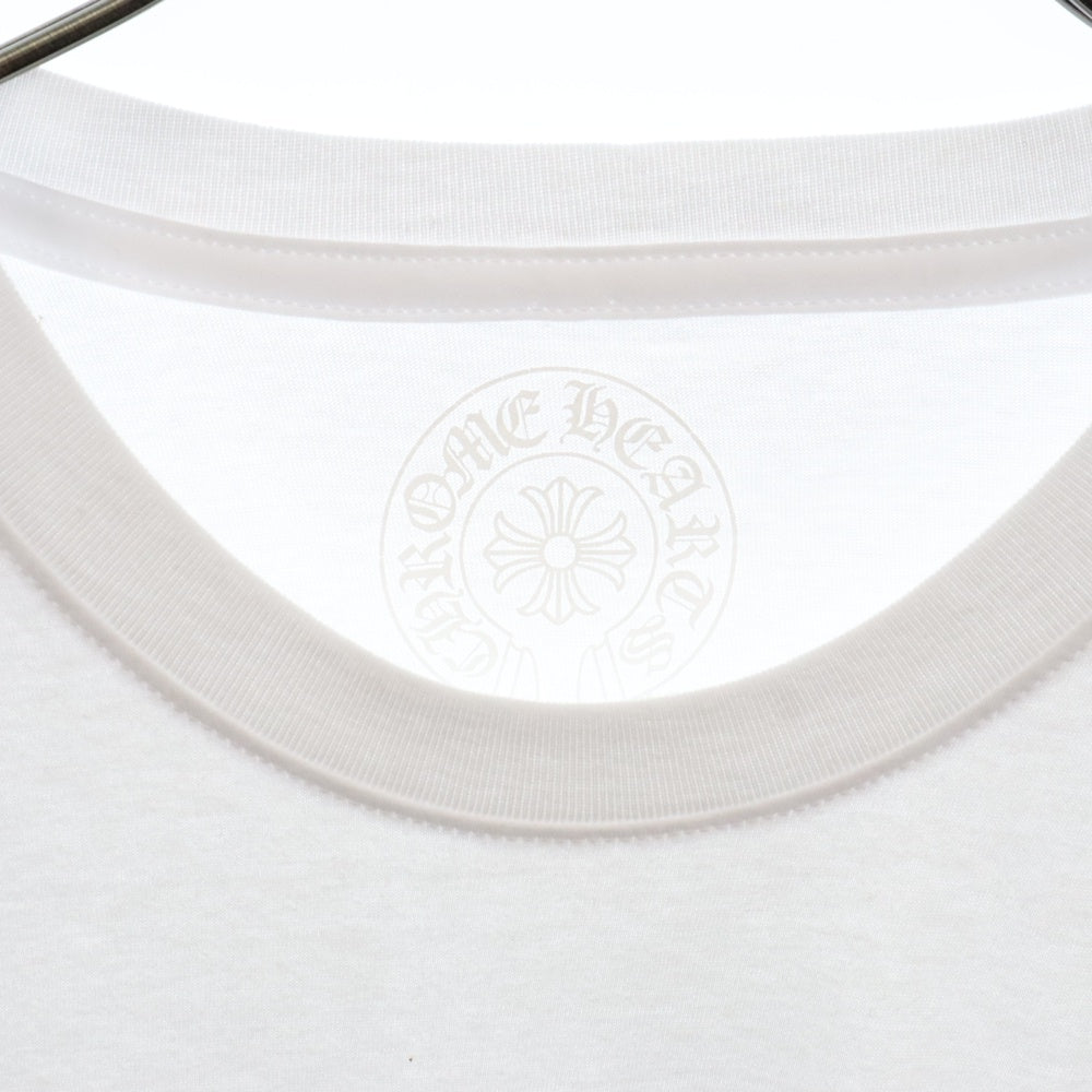 CHROME HEARTS(クロムハーツ) St. Barth Exclusive Horse Shoe T-shirt セントバーツ限定 バックロゴプリント 半袖Tシャツ ホワイト