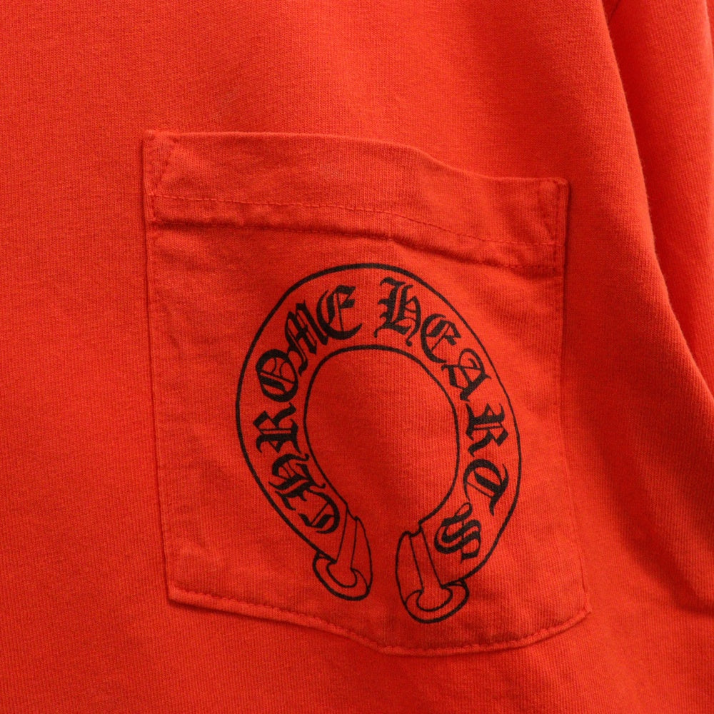 CHROME HEARTS(クロムハーツ) PPO ketchup LS MATTY BOYバックプリント長袖カットソー レッド