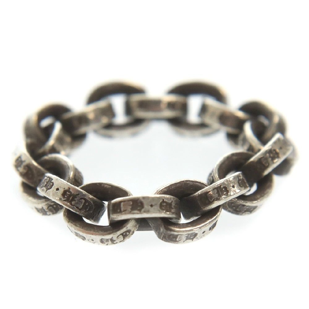 CHROME HEARTS(クロムハーツ) PAPER CHAIN RING ペーパーチェーン シルバーリング シルバー 10号
