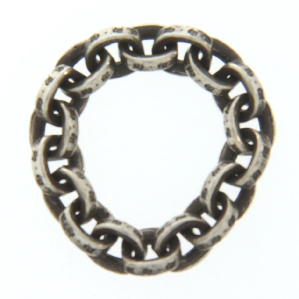 CHROME HEARTS(クロムハーツ) PAPER CHAIN RING ペーパーチェーン シルバーリング シルバー 10号
