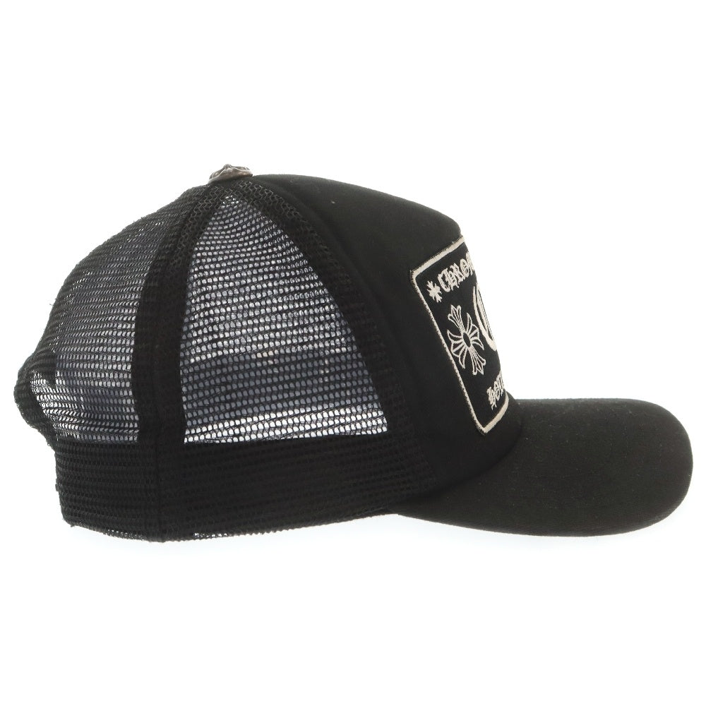 CHROME HEARTS(クロムハーツ) TRUCKER CAP CHパッチメッシュトラッカーキャップ クロスボール付 帽子 ブラック