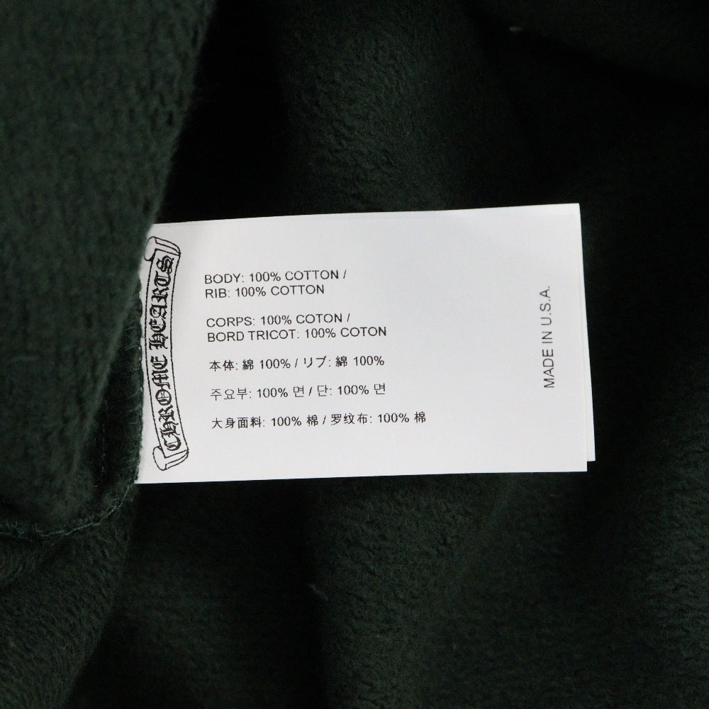 CHROME HEARTS(クロムハーツ) SLOW RIDE 胸CH刺繍半袖スウェットTシャツ ダークグリーン