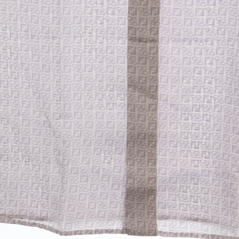 FENDI(フェンディ) FF logo printed silk Shirts FFロゴ 半袖シャツ 12CPF-21-4423 ピンク
