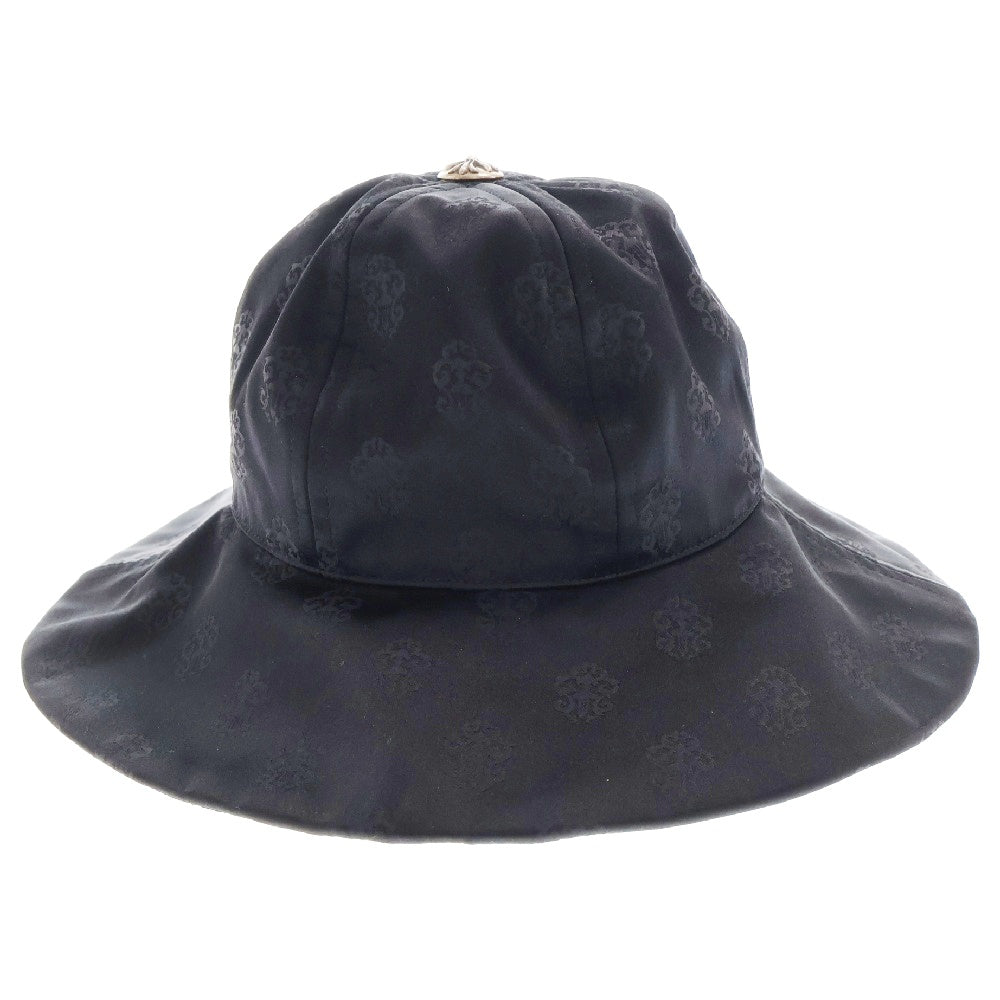 CHROME HEARTS(クロムハーツ) SILK HAT CROSS BALL クロスボールダガーシルクバケットハット ブラック