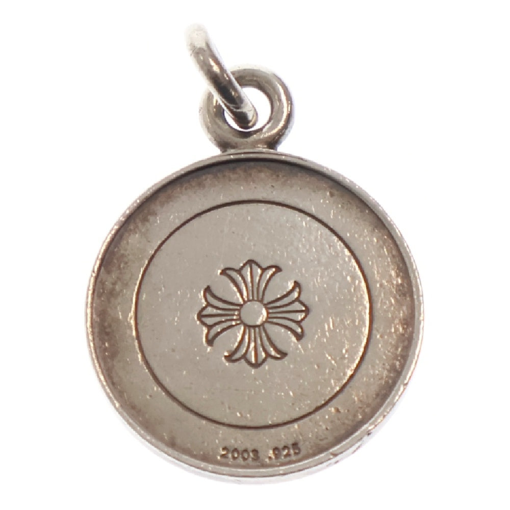CHROME HEARTS(クロムハーツ) CHRM ANGL MDL エンジェルメダルチャーム V1 シルバーネックレストップ