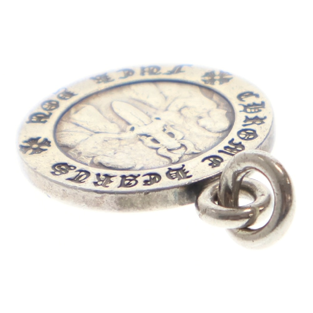 CHROME HEARTS(クロムハーツ) CHRM ANGL MDL エンジェルメダルチャーム V1 シルバーネックレストップ