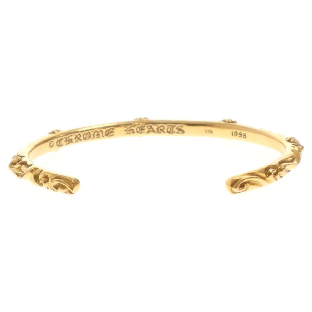 CHROME HEARTS(クロムハーツ) 22K BANGLE SBT 22K SBTバンド ゴールドバングル