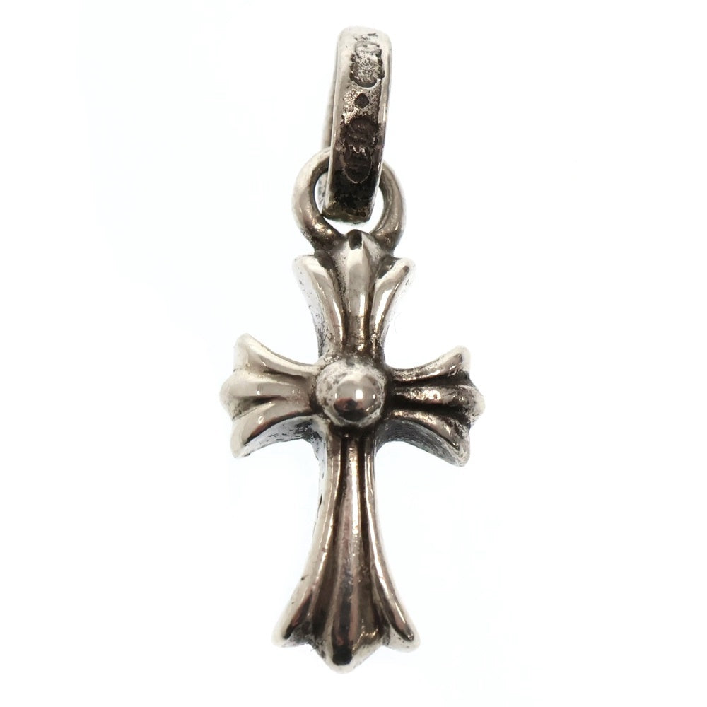 CHROME HEARTS(クロムハーツ) CRS BBYFAT P DMND ベイビーファット PAVEダイヤ チャーム シルバーネックレストップ シルバー