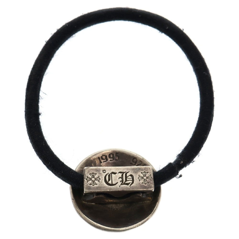 CHROME HEARTS(クロムハーツ) HAIRBAND クロスボールボタンヘアゴム シルバーコンチョ