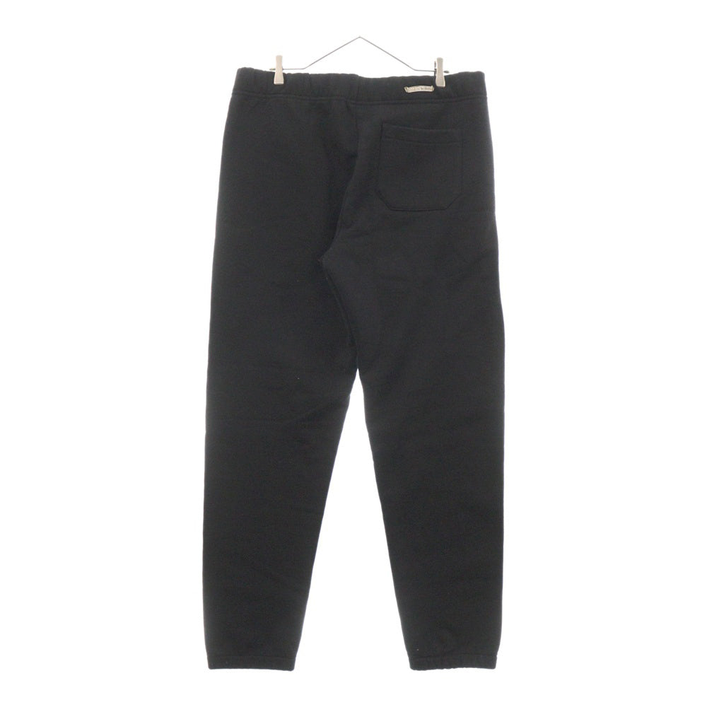CHROME HEARTS(クロムハーツ) SAILIN Y NOT Cemetery Cross Sweat Pants ワイノットセメタリークロス刺繍 スウェットパンツ ブラック