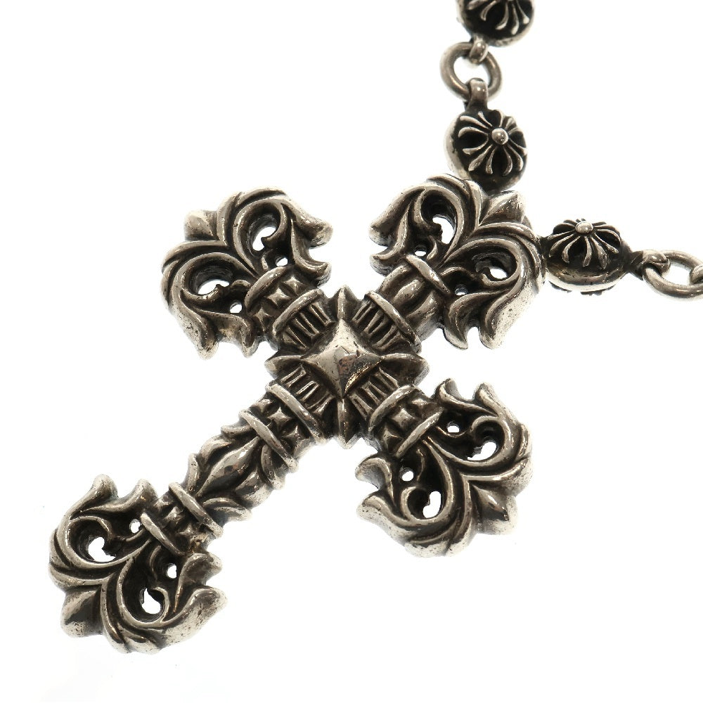 CHROME HEARTS(クロムハーツ) #2 CRSBL CHN FILIG CRS クロスボールチェーン フィリグリークロスS ネックレス シルバー