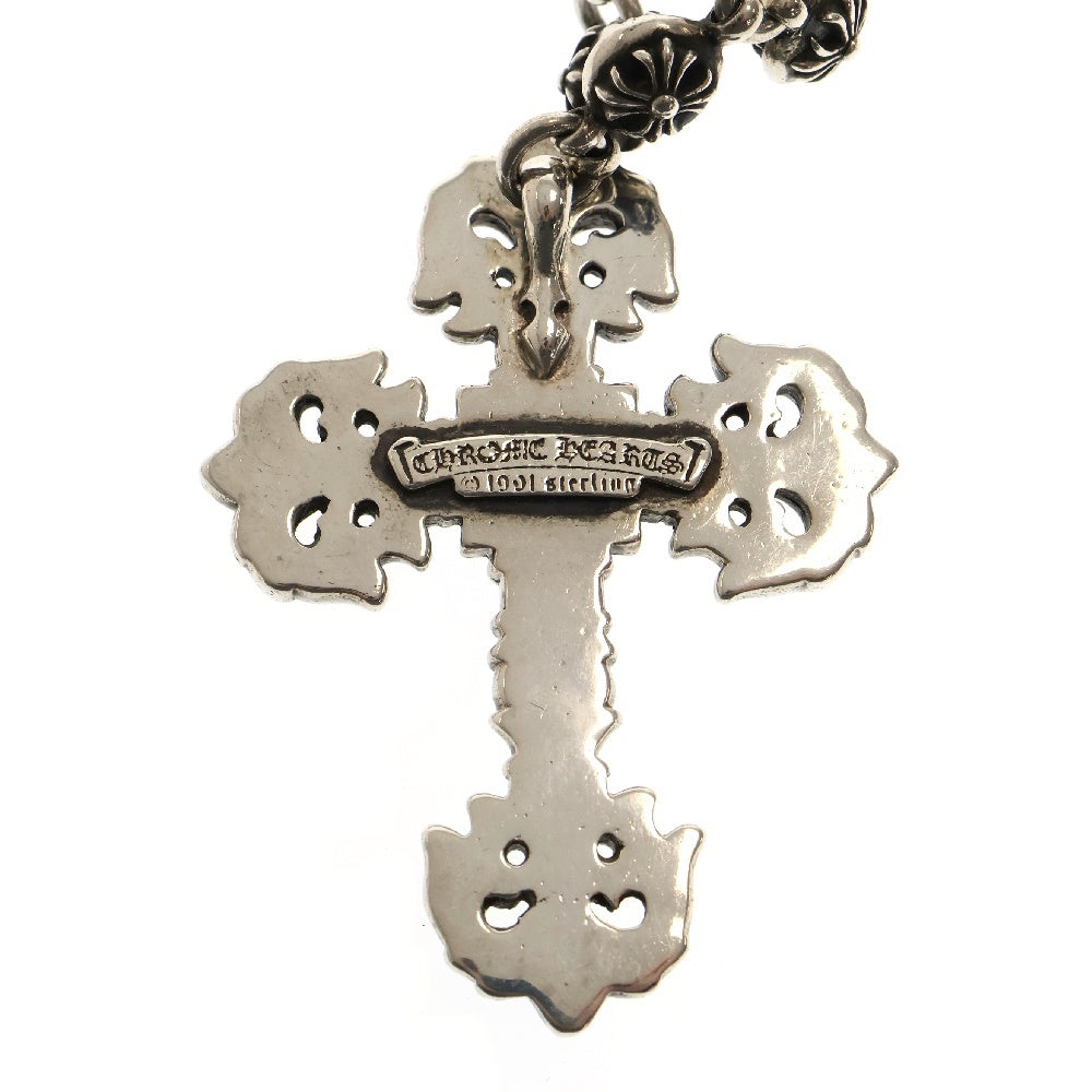 CHROME HEARTS(クロムハーツ) #2 CRSBL CHN FILIG CRS クロスボールチェーン フィリグリークロスS ネックレス シルバー