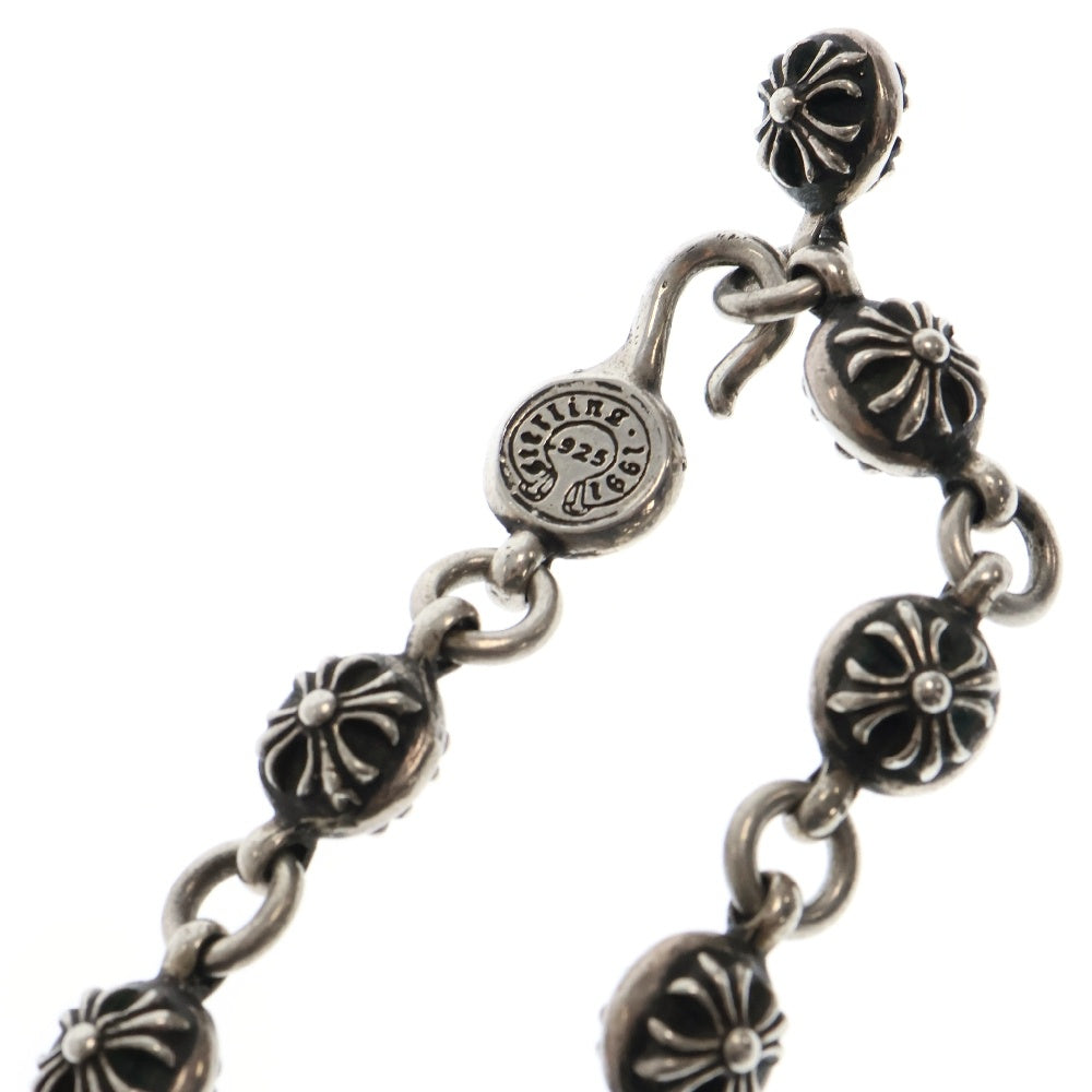 CHROME HEARTS(クロムハーツ) #2 CRSBL CHN FILIG CRS クロスボールチェーン フィリグリークロスS ネックレス シルバー