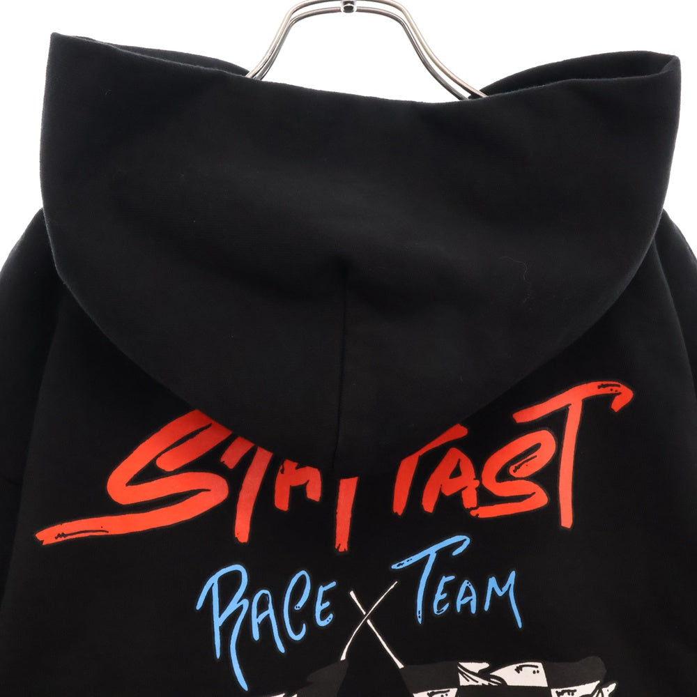 CHROME HEARTS(クロムハーツ) STAY FAST RACE TEAM HD PLVR MATTY BOYステイファストプリントプルオーバーパーカー ブラック