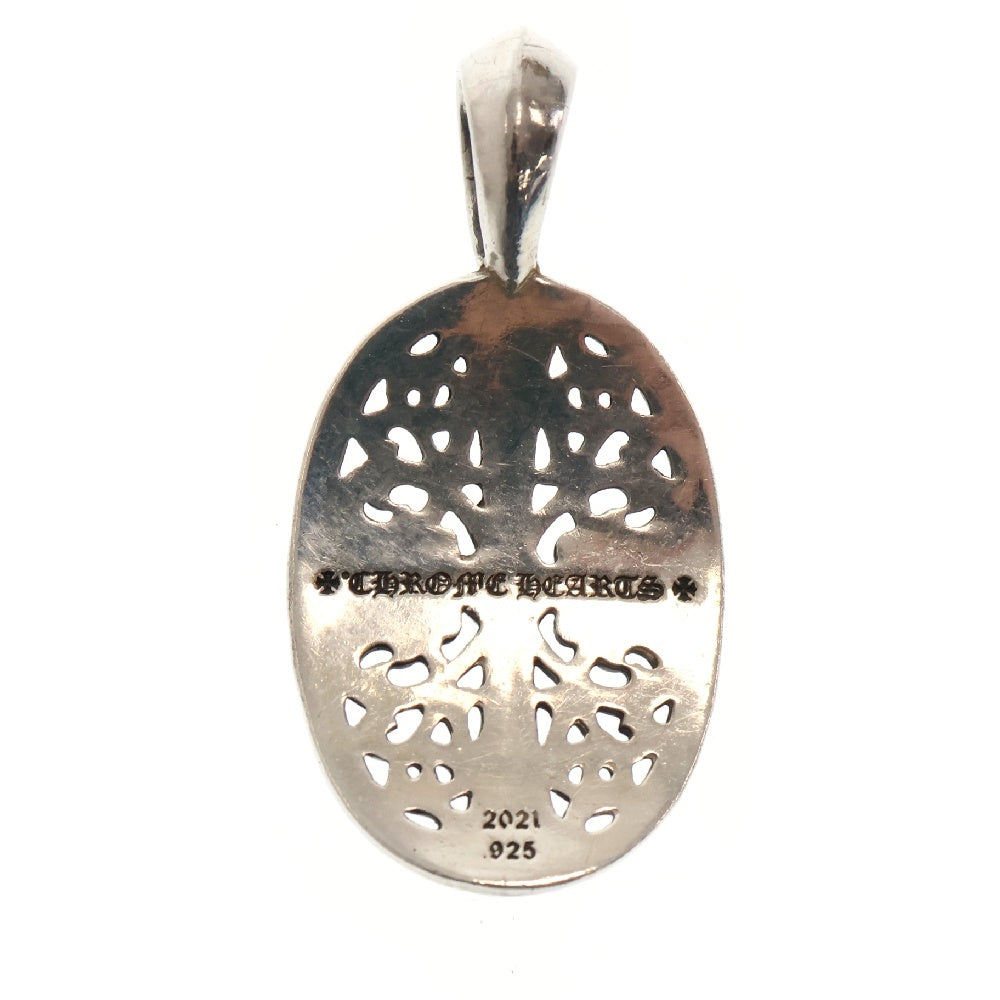 CHROME HEARTS(クロムハーツ) CLSC OVAL クラシックオーバル シルバーネックレストップ