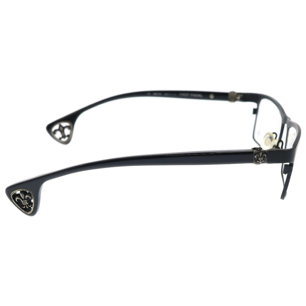 CHROME HEARTS(クロムハーツ) FIRST FACIAL BSフレアモチーフメタルフレームサングラス 眼鏡 ブラック