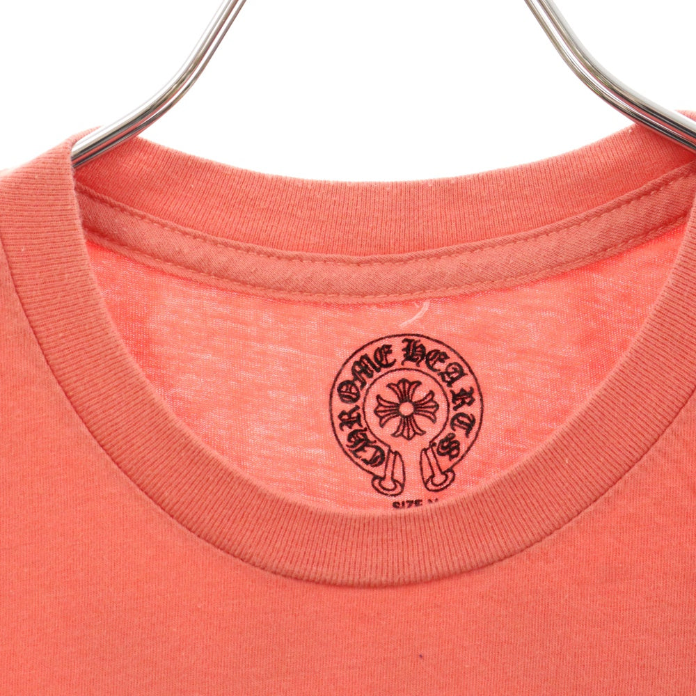 CHROME HEARTS(クロムハーツ) OLD CH STAR TEE S/S オールドモデル バックスターロゴプリント 半袖Tシャツ オレンジ レディース