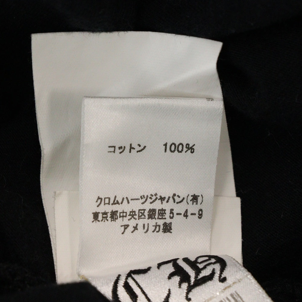 CHROME HEARTS(クロムハーツ) Horseshoe L/S Tee ホースシューロングスリーブ長袖Tシャツ ブラック