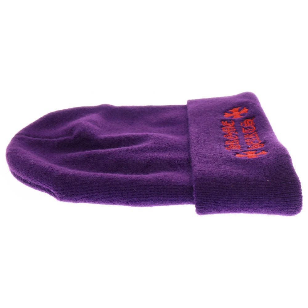 CHROME HEARTS(クロムハーツ) WOOL WATCH CAP ウールワッチキャップ ロゴ刺繍ビーニー ニットキャップ 帽子