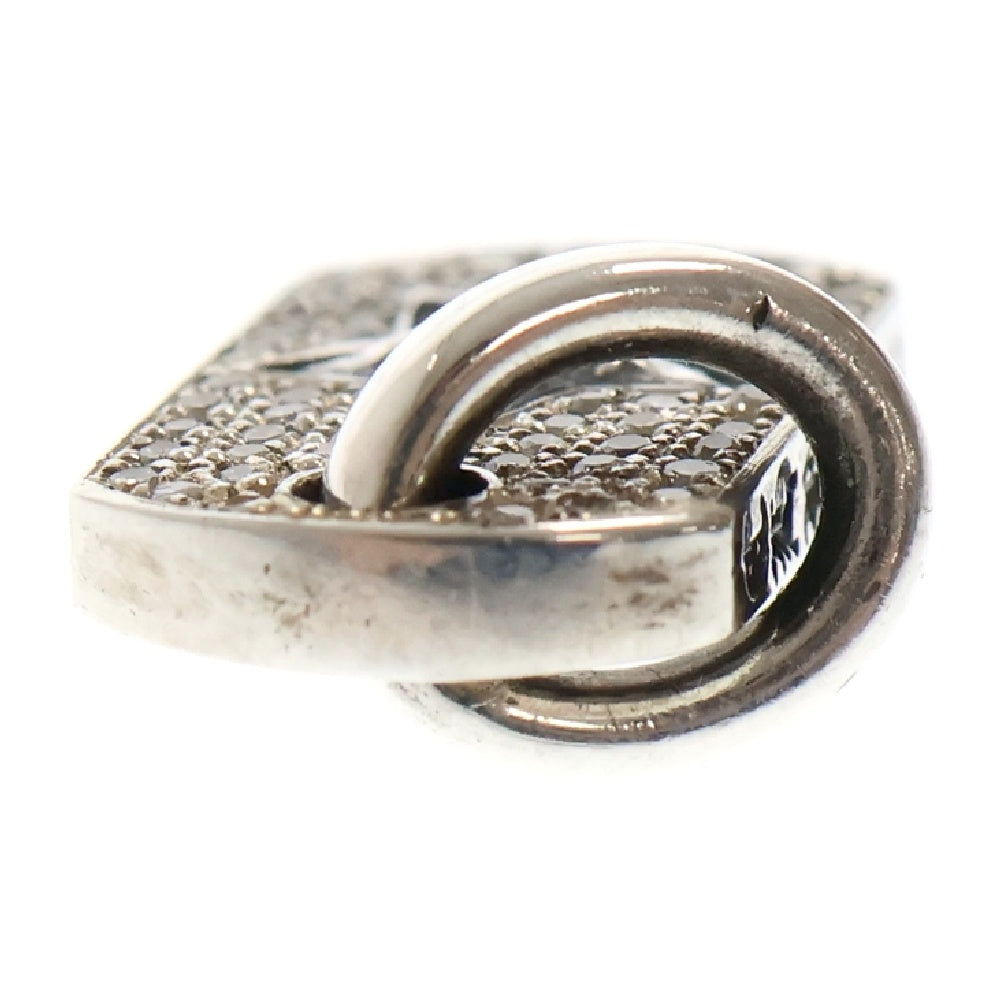 CHROME HEARTS(クロムハーツ) D T TNY STAR AFTER/DIA タイニードッグタグスター アフター パヴェダイヤ チャーム ネックレストップ シルバー