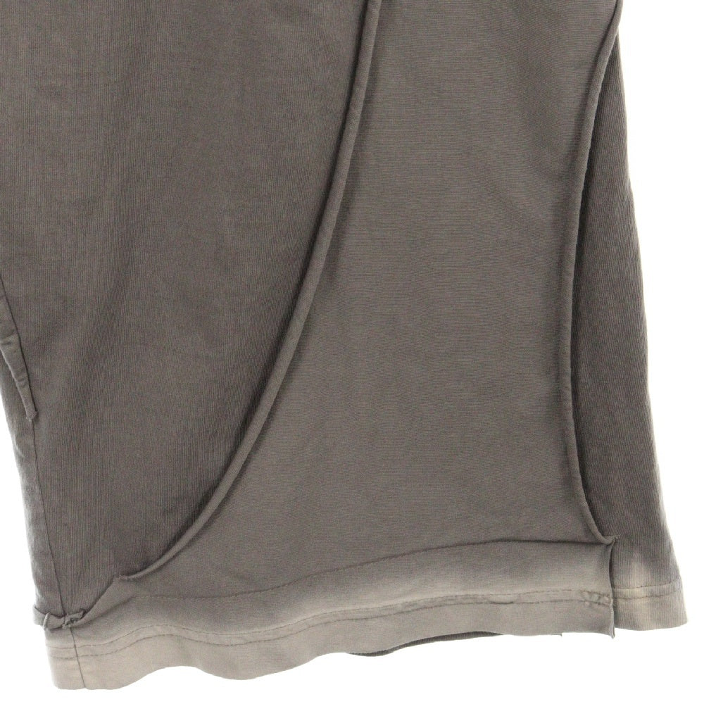 DIESEL(ディーゼル) P-TOPAHOOP-N1 Pants レイヤードドッキング ダメージ加工ロングスウェットパンツ グレー A12911