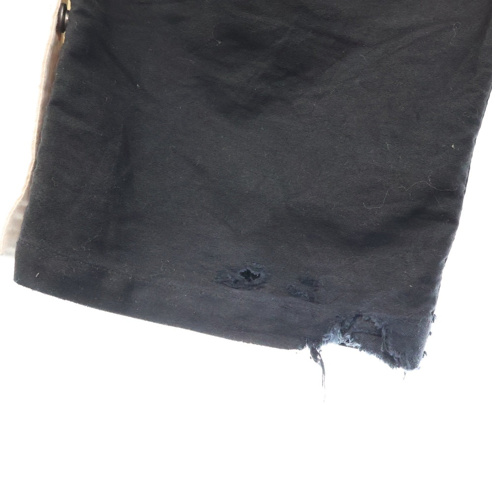 DRKSHDW(ダークシャドウ) 19SS EASY PUSHERS PANTS DU19S4371-NDKL イージープッシャー サイドライン ブラック/ホワイト ロングパンツ